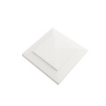 4.5" sq Cape May Style Vinyl Post Cap for Vinyl Fence and Railing (White)