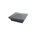 4.5" Sq Neptune Style Vinyl Post Cap for Vinyl Fence and Railing (Antique Gray)
