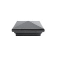 4.5" Sq Neptune Style Vinyl Post Cap for Vinyl Fence and Railing (Antique Gray)