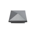 4.5" Sq Neptune Style Vinyl Post Cap for Vinyl Fence and Railing (Antique Gray)