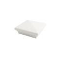 4.5" Sq Neptune Style Vinyl Post Cap for Vinyl Fence and Railing (White)