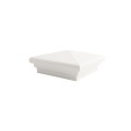 4.5" Sq Neptune Style Vinyl Post Cap for Vinyl Fence and Railing (White)