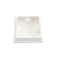 4.5" Sq Neptune Style Vinyl Post Cap for Vinyl Fence and Railing (White)