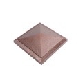 4.5" sq Haven Style Vinyl Post Cap for Vinyl Fence and Railing (Antique Copper)