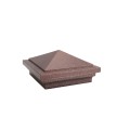 4.5" sq Haven Style Vinyl Post Cap for Vinyl Fence and Railing (Antique Copper)