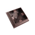 4.5" sq Haven Style Vinyl Post Cap for Vinyl Fence and Railing (Antique Copper)