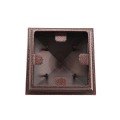 4.5" sq Haven Style Vinyl Post Cap for Vinyl Fence and Railing (Antique Copper)
