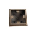 4.5" Sq. Haven Style Vinyl Post Cap for Vinyl Fence and Railing (Antique Gold)