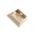 4.5" sq Haven Style Vinyl Post Cap for Vinyl Fence and Railing (Beige)