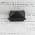 4.5" sq Haven Style Vinyl Post Cap for Vinyl Fence and Railing (Hammertone Black)