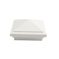 4.5" sq Haven Style Vinyl Post Cap for Vinyl Fence and Railing (White)