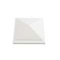 4.5" sq Haven Style Vinyl Post Cap for Vinyl Fence and Railing (White)