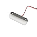5K Stair/Side Light with Cover for Vinyl Fence and Railing (Cool White) Almond