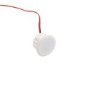 White Flush Deck Light With Trim for Vinyl Fence and Railing (Warm White) White