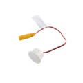 White Flush Deck Light With Trim for Vinyl Fence and Railing (Warm White) White