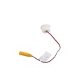 White Flush Deck Light With Trim for Vinyl Fence and Railing (Warm White) White