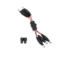 LMT 5-Way Output Power Splitter Wire Harness For Outdoor Low Voltage LED Lighting (7 1/2" Long) - 1631