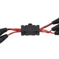 LMT 5-Way Output Power Splitter Wire Harness For Outdoor Low Voltage LED Lighting (7 1/2" Long) - 1631