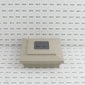 4" Sq. Cape May Downward Solar LED Lighted Vinyl Post Cap for Vinyl Fence and Railing (Khaki)