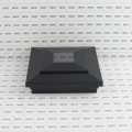 5" Sq. Cape May Downward Solar LED Lighted Vinyl Post Cap for Vinyl Fence and Railing (Hammertone Black)
