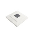 5" Sq. Cape May Downward Solar LED Lighted Vinyl Post Cap for Vinyl Fence and Railing (White)