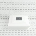5" Sq. Cape May Downward Solar LED Lighted Vinyl Post Cap for Vinyl Fence and Railing (White)