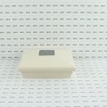 5" Sq. Neptune Downward Solar LED Lighted Vinyl Post Cap for Vinyl Fence and Railing (Beige) (simple6)