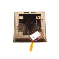 4" x 4" Haven Downward Low Voltage (Warm White LED) Lighted Post Cap - Antique Gold