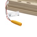 4" x 4" Cape May Downward Low Voltage (Warm White LED) Lighted Vinyl Post Cap - Almond