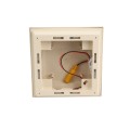 LMT 4" Sq. Cape May Downward Low Voltage LED Lighted Vinyl Post Cap - Beige LMT-1645KT-3K