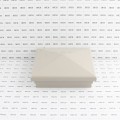 5" Sq. Neptune Downward Low Voltage LED Lighted Post Cap for Vinyl Fence and Railing (Cool White) Khaki 
