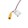 5" Sq. Cape May Downward Low Voltage LED Lighted Vinyl Post Cap for Vinyl Fence and Railing (Warm White)