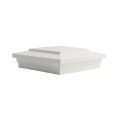 5" Sq. Cape May Downward Low Voltage LED Lighted Vinyl Post Cap for Vinyl Fence and Railing