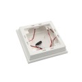 5" Sq. Cape May Downward Low Voltage LED Lighted Vinyl Post Cap for Vinyl Fence and Railing