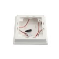 5" Sq. Cape May Downward Low Voltage LED Lighted Vinyl Post Cap for Vinyl Fence and Railing