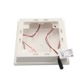5" x 5" Cape May Downward Low Voltage (Cool White LED) Lighted Vinyl Post Cap - White