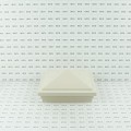 5" x 5" Haven Downward Low Voltage (Warm White LED) Lighted Vinyl Post Cap - Almond