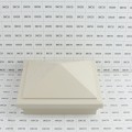 5" Sq. Haven Downward Low Voltage LED Lighted Vinyl Post Cap for Vinyl Fence and Railing (Cool White) Almond