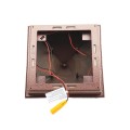 5" x 5" Haven Downward Low Voltage (Warm White LED) Lighted Vinyl Post Cap - Antique Copper