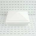 5" Sq. Haven Downward Low Voltage LED Lighted Vinyl Post Cap for Vinyl Fence and Railing (Cool White)
