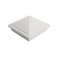 5" Sq. Haven Downward Low Voltage LED Lighted Vinyl Post Cap for Vinyl Fence and Railing (Cool White)