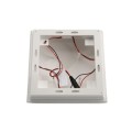 5" Sq. Haven Downward Low Voltage LED Lighted Vinyl Post Cap for Vinyl Fence and Railing (Cool White)