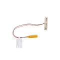 3K Low Voltage Under Rail LED Light 3" for Vinyl Fence and Railing (Warm White) Almond