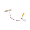 3K Low Voltage Under Rail LED Light 3" for Vinyl Fence and Railing (Warm White) Almond