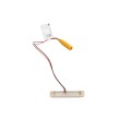 3K Low Voltage Under Rail LED Light 3" for Vinyl Fence and Railing (Warm White) Beige