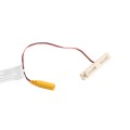 3K Low Voltage Under Rail LED Light 3" for Vinyl Fence and Railing (Warm White) Beige