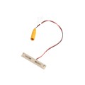 3K Low Voltage Under Rail LED Light 3" for Vinyl Fence and Railing (Warm White) Beige