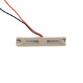 5K Low Voltage Under Rail LED Light 3" for Vinyl Fence and Railing (Cool White) Khaki (Default)