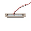 5K Low Voltage Under Rail LED Light 3" for Vinyl Fence and Railing (Cool White) Khaki (Default)