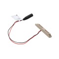 5K Low Voltage Under Rail LED Light 3" for Vinyl Fence and Railing (Cool White) Khaki (Default)